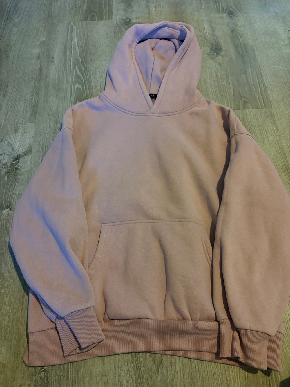 Women's Oversized Pink Pullover Hoodie